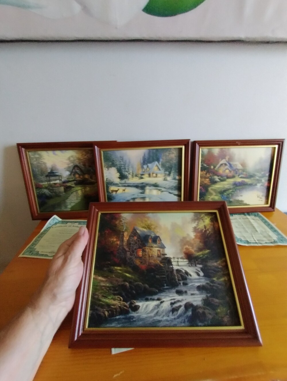 Thomas Kinkade Frames Canvas Print Collection Saisons 8x10 Saisons Of The Heart